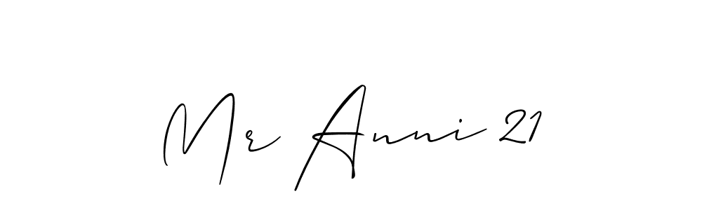 It looks lik you need a new signature style for name Mr Anni 21. Design unique handwritten (Allison_Script) signature with our free signature maker in just a few clicks. Mr Anni 21 signature style 2 images and pictures png