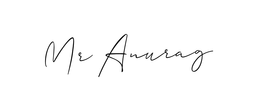 if you are searching for the best signature style for your name Mr Anurag. so please give up your signature search. here we have designed multiple signature styles  using Allison_Script. Mr Anurag signature style 2 images and pictures png