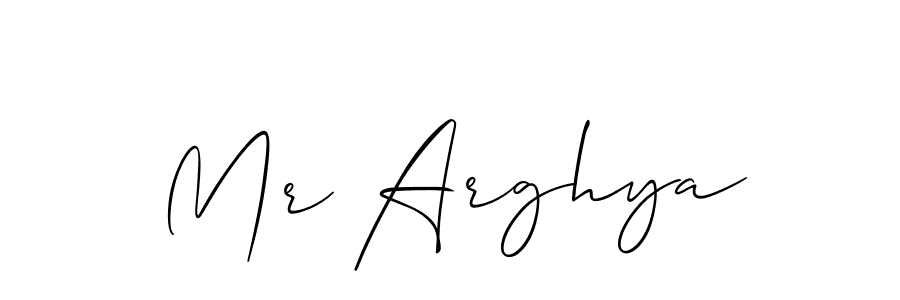 Also You can easily find your signature by using the search form. We will create Mr Arghya name handwritten signature images for you free of cost using Allison_Script sign style. Mr Arghya signature style 2 images and pictures png