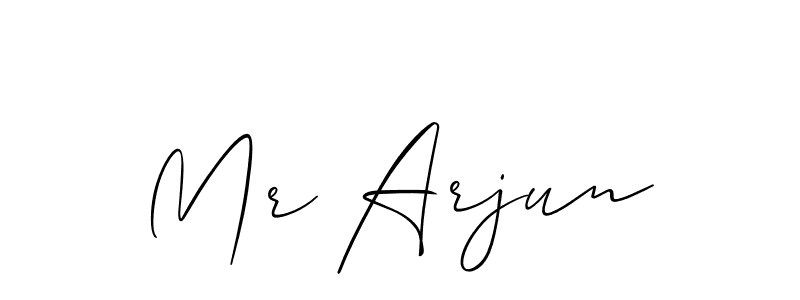 How to Draw Mr Arjun signature style? Allison_Script is a latest design signature styles for name Mr Arjun. Mr Arjun signature style 2 images and pictures png