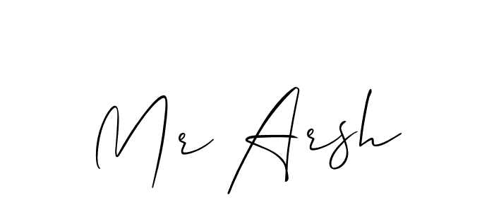 Make a beautiful signature design for name Mr Arsh. Use this online signature maker to create a handwritten signature for free. Mr Arsh signature style 2 images and pictures png