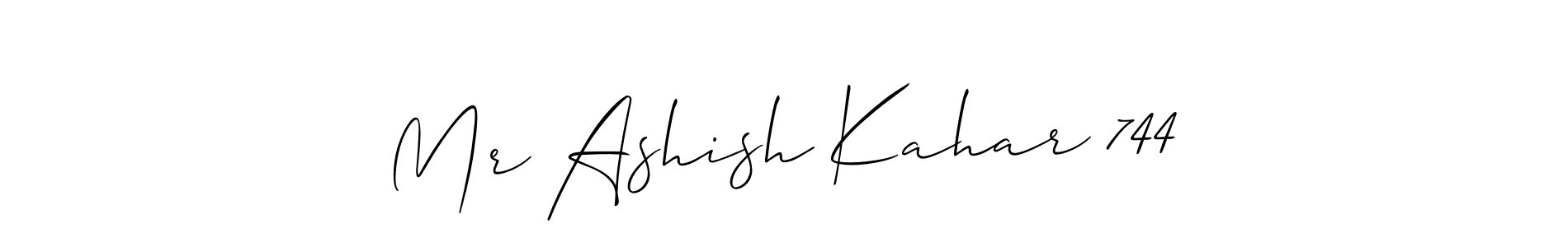 if you are searching for the best signature style for your name Mr Ashish Kahar 744. so please give up your signature search. here we have designed multiple signature styles  using Allison_Script. Mr Ashish Kahar 744 signature style 2 images and pictures png