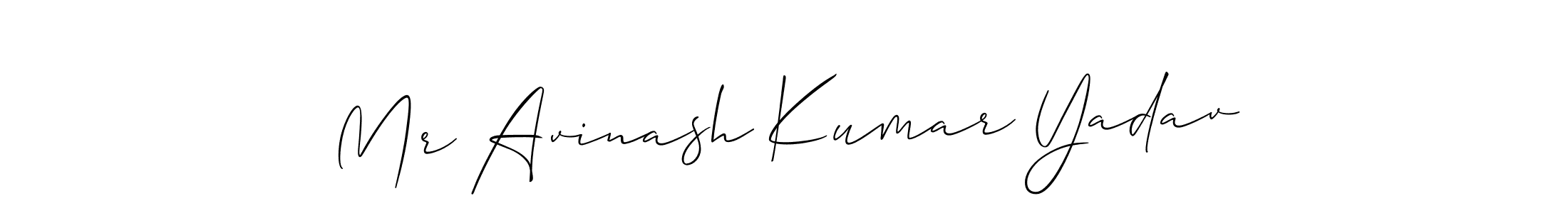 Mr Avinash Kumar Yadav stylish signature style. Best Handwritten Sign (Allison_Script) for my name. Handwritten Signature Collection Ideas for my name Mr Avinash Kumar Yadav. Mr Avinash Kumar Yadav signature style 2 images and pictures png
