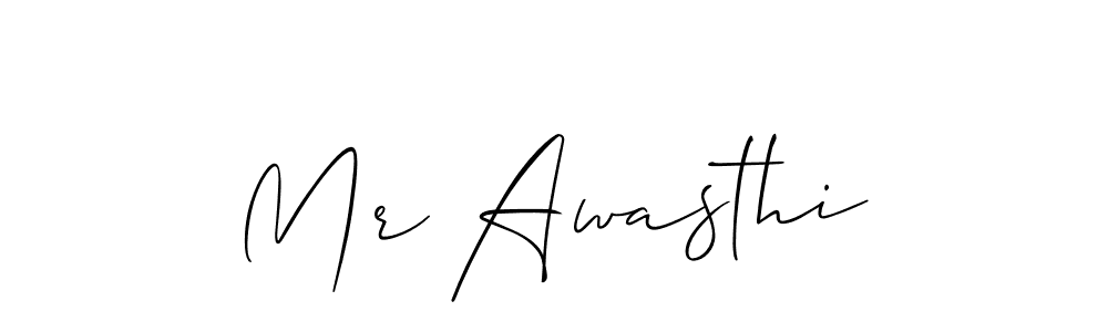 The best way (Allison_Script) to make a short signature is to pick only two or three words in your name. The name Mr Awasthi include a total of six letters. For converting this name. Mr Awasthi signature style 2 images and pictures png