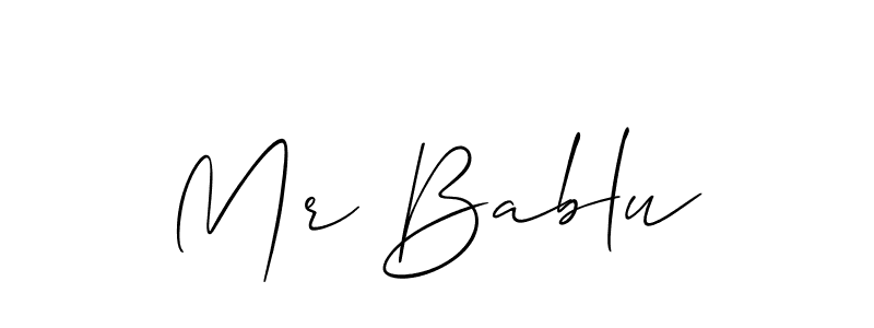 Best and Professional Signature Style for Mr Bablu. Allison_Script Best Signature Style Collection. Mr Bablu signature style 2 images and pictures png