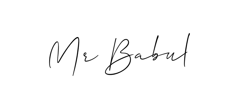 Best and Professional Signature Style for Mr Babul. Allison_Script Best Signature Style Collection. Mr Babul signature style 2 images and pictures png