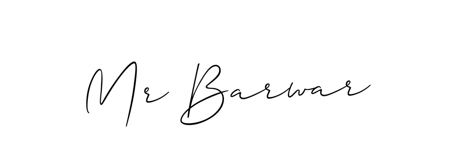 Create a beautiful signature design for name Mr Barwar. With this signature (Allison_Script) fonts, you can make a handwritten signature for free. Mr Barwar signature style 2 images and pictures png