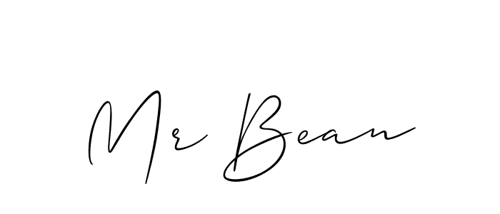 Also we have Mr Bean name is the best signature style. Create professional handwritten signature collection using Allison_Script autograph style. Mr Bean signature style 2 images and pictures png