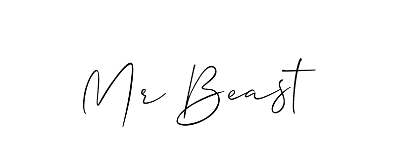 How to make Mr Beast name signature. Use Allison_Script style for creating short signs online. This is the latest handwritten sign. Mr Beast signature style 2 images and pictures png