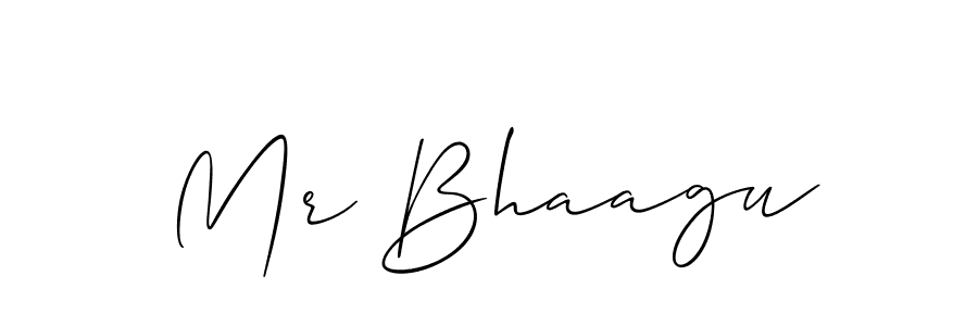 Make a short Mr Bhaagu signature style. Manage your documents anywhere anytime using Allison_Script. Create and add eSignatures, submit forms, share and send files easily. Mr Bhaagu signature style 2 images and pictures png
