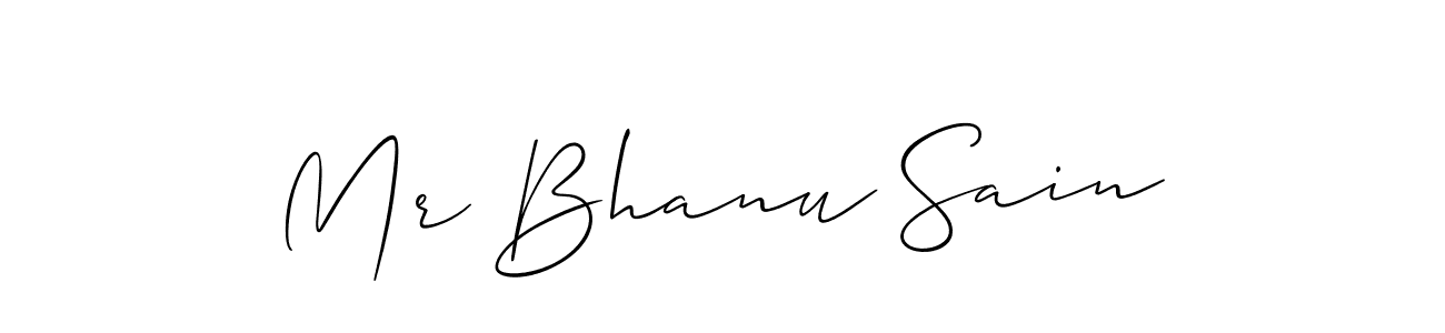 Make a beautiful signature design for name Mr Bhanu Sain. Use this online signature maker to create a handwritten signature for free. Mr Bhanu Sain signature style 2 images and pictures png