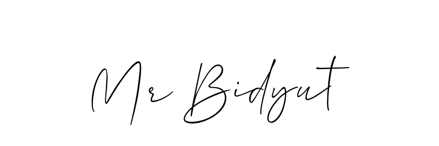 Make a short Mr Bidyut signature style. Manage your documents anywhere anytime using Allison_Script. Create and add eSignatures, submit forms, share and send files easily. Mr Bidyut signature style 2 images and pictures png