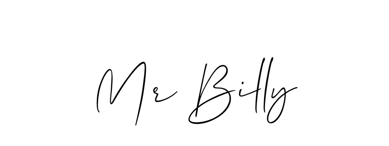 Make a beautiful signature design for name Mr Billy. Use this online signature maker to create a handwritten signature for free. Mr Billy signature style 2 images and pictures png