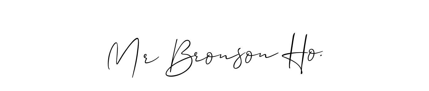 Mr Bronson Ho. stylish signature style. Best Handwritten Sign (Allison_Script) for my name. Handwritten Signature Collection Ideas for my name Mr Bronson Ho.. Mr Bronson Ho. signature style 2 images and pictures png