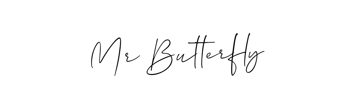 Make a short Mr Butterfly signature style. Manage your documents anywhere anytime using Allison_Script. Create and add eSignatures, submit forms, share and send files easily. Mr Butterfly signature style 2 images and pictures png