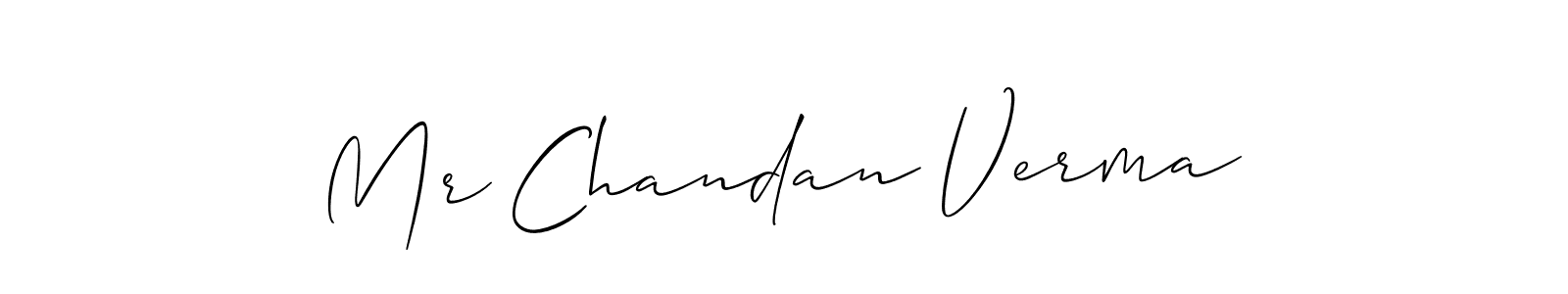 How to Draw Mr Chandan Verma signature style? Allison_Script is a latest design signature styles for name Mr Chandan Verma. Mr Chandan Verma signature style 2 images and pictures png