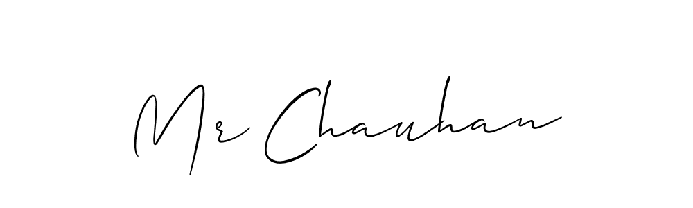 Make a beautiful signature design for name Mr Chauhan. Use this online signature maker to create a handwritten signature for free. Mr Chauhan signature style 2 images and pictures png