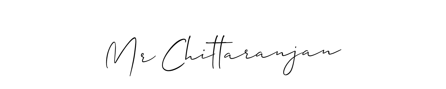 Make a beautiful signature design for name Mr Chittaranjan. With this signature (Allison_Script) style, you can create a handwritten signature for free. Mr Chittaranjan signature style 2 images and pictures png