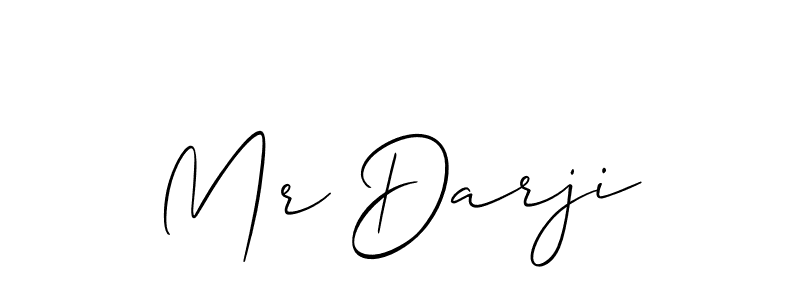 Create a beautiful signature design for name Mr Darji. With this signature (Allison_Script) fonts, you can make a handwritten signature for free. Mr Darji signature style 2 images and pictures png