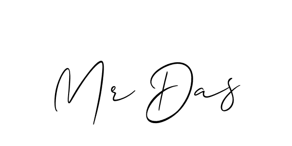 Design your own signature with our free online signature maker. With this signature software, you can create a handwritten (Allison_Script) signature for name Mr Das. Mr Das signature style 2 images and pictures png