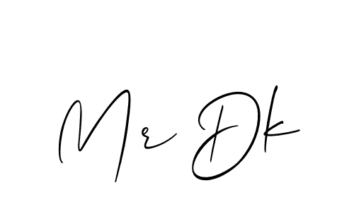 Allison_Script is a professional signature style that is perfect for those who want to add a touch of class to their signature. It is also a great choice for those who want to make their signature more unique. Get Mr Dk name to fancy signature for free. Mr Dk signature style 2 images and pictures png