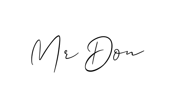 This is the best signature style for the Mr Don name. Also you like these signature font (Allison_Script). Mix name signature. Mr Don signature style 2 images and pictures png