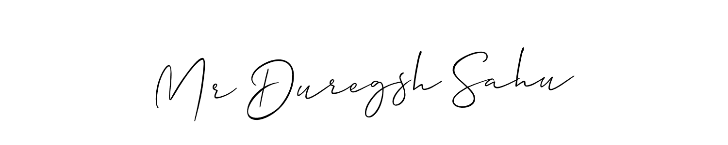 Make a beautiful signature design for name Mr Duregsh Sahu. Use this online signature maker to create a handwritten signature for free. Mr Duregsh Sahu signature style 2 images and pictures png