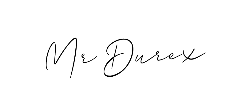 Mr Durex stylish signature style. Best Handwritten Sign (Allison_Script) for my name. Handwritten Signature Collection Ideas for my name Mr Durex. Mr Durex signature style 2 images and pictures png