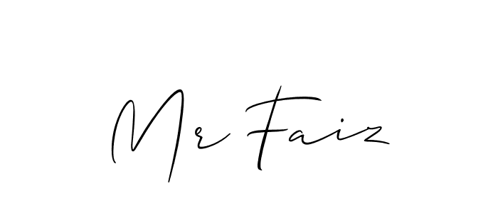 Once you've used our free online signature maker to create your best signature Allison_Script style, it's time to enjoy all of the benefits that Mr Faiz name signing documents. Mr Faiz signature style 2 images and pictures png