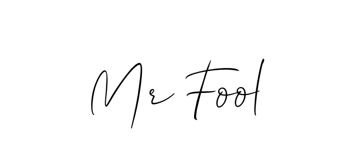 How to make Mr Fool signature? Allison_Script is a professional autograph style. Create handwritten signature for Mr Fool name. Mr Fool signature style 2 images and pictures png