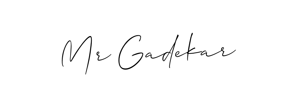 Best and Professional Signature Style for Mr Gadekar. Allison_Script Best Signature Style Collection. Mr Gadekar signature style 2 images and pictures png