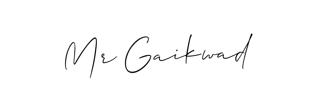 Check out images of Autograph of Mr Gaikwad name. Actor Mr Gaikwad Signature Style. Allison_Script is a professional sign style online. Mr Gaikwad signature style 2 images and pictures png