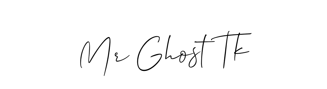 How to Draw Mr Ghost Tk signature style? Allison_Script is a latest design signature styles for name Mr Ghost Tk. Mr Ghost Tk signature style 2 images and pictures png