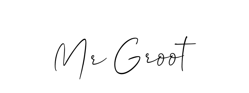 Mr Groot stylish signature style. Best Handwritten Sign (Allison_Script) for my name. Handwritten Signature Collection Ideas for my name Mr Groot. Mr Groot signature style 2 images and pictures png