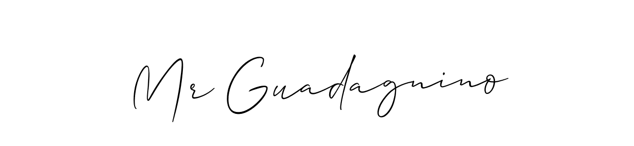 Best and Professional Signature Style for Mr Guadagnino. Allison_Script Best Signature Style Collection. Mr Guadagnino signature style 2 images and pictures png