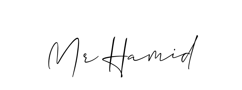 Check out images of Autograph of Mr Hamid name. Actor Mr Hamid Signature Style. Allison_Script is a professional sign style online. Mr Hamid signature style 2 images and pictures png