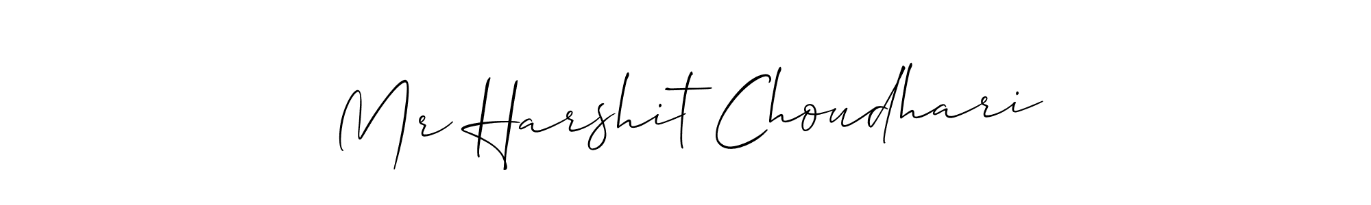 Make a beautiful signature design for name Mr Harshit Choudhari. Use this online signature maker to create a handwritten signature for free. Mr Harshit Choudhari signature style 2 images and pictures png