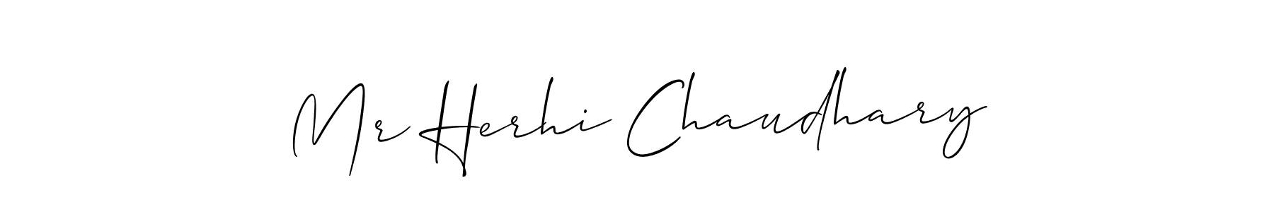 You can use this online signature creator to create a handwritten signature for the name Mr Herhi Chaudhary. This is the best online autograph maker. Mr Herhi Chaudhary signature style 2 images and pictures png