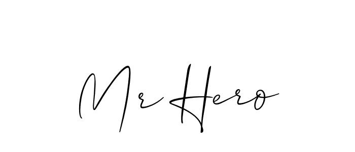 Once you've used our free online signature maker to create your best signature Allison_Script style, it's time to enjoy all of the benefits that Mr Hero name signing documents. Mr Hero signature style 2 images and pictures png