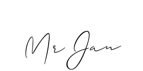 It looks lik you need a new signature style for name Mr Jan. Design unique handwritten (Allison_Script) signature with our free signature maker in just a few clicks. Mr Jan signature style 2 images and pictures png