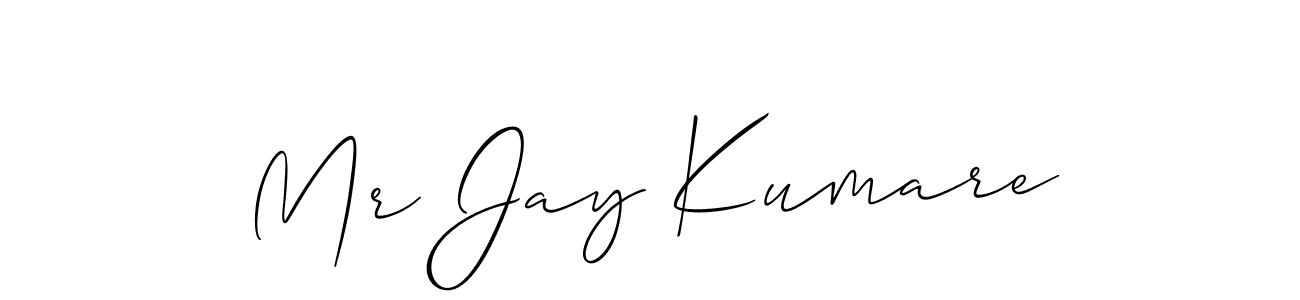 Mr Jay Kumare stylish signature style. Best Handwritten Sign (Allison_Script) for my name. Handwritten Signature Collection Ideas for my name Mr Jay Kumare. Mr Jay Kumare signature style 2 images and pictures png