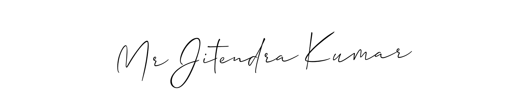Once you've used our free online signature maker to create your best signature Allison_Script style, it's time to enjoy all of the benefits that Mr Jitendra Kumar name signing documents. Mr Jitendra Kumar signature style 2 images and pictures png