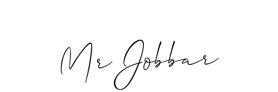 How to make Mr Jobbar signature? Allison_Script is a professional autograph style. Create handwritten signature for Mr Jobbar name. Mr Jobbar signature style 2 images and pictures png