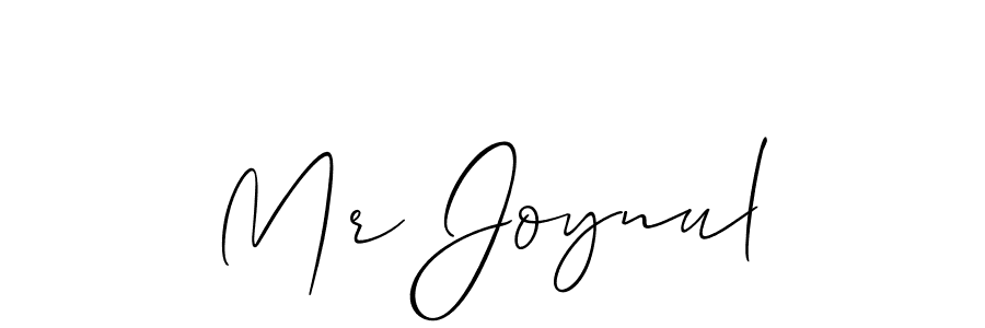 Design your own signature with our free online signature maker. With this signature software, you can create a handwritten (Allison_Script) signature for name Mr Joynul. Mr Joynul signature style 2 images and pictures png