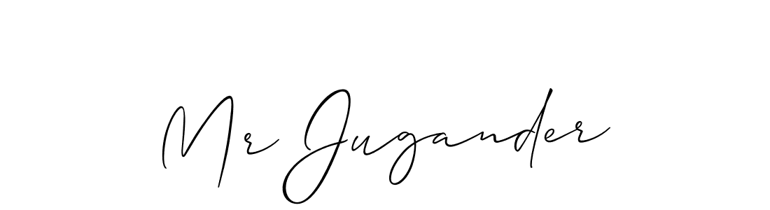 It looks lik you need a new signature style for name Mr Jugander. Design unique handwritten (Allison_Script) signature with our free signature maker in just a few clicks. Mr Jugander signature style 2 images and pictures png