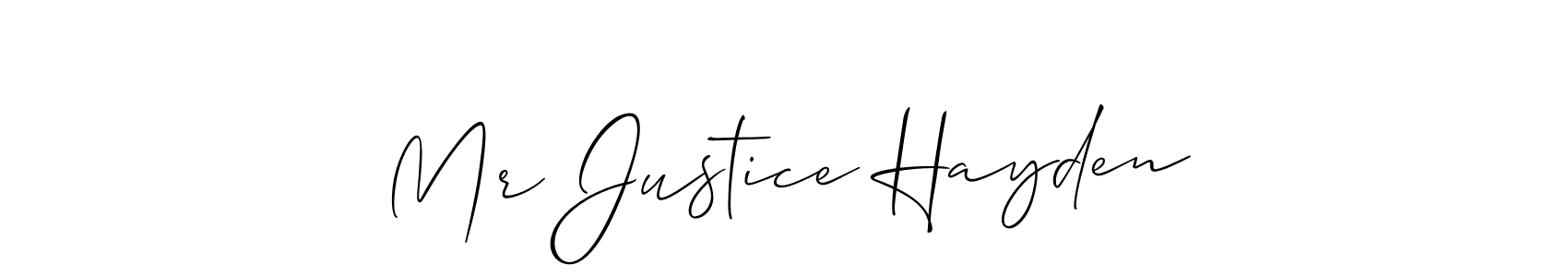 Make a short Mr Justice Hayden signature style. Manage your documents anywhere anytime using Allison_Script. Create and add eSignatures, submit forms, share and send files easily. Mr Justice Hayden signature style 2 images and pictures png