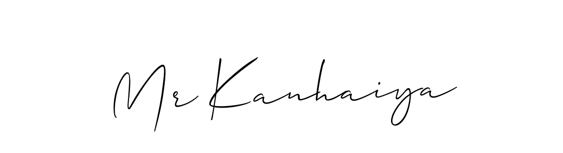 You should practise on your own different ways (Allison_Script) to write your name (Mr Kanhaiya) in signature. don't let someone else do it for you. Mr Kanhaiya signature style 2 images and pictures png