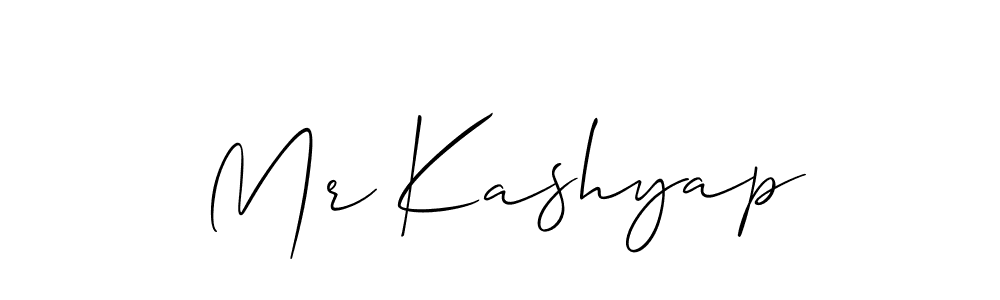 Mr Kashyap stylish signature style. Best Handwritten Sign (Allison_Script) for my name. Handwritten Signature Collection Ideas for my name Mr Kashyap. Mr Kashyap signature style 2 images and pictures png