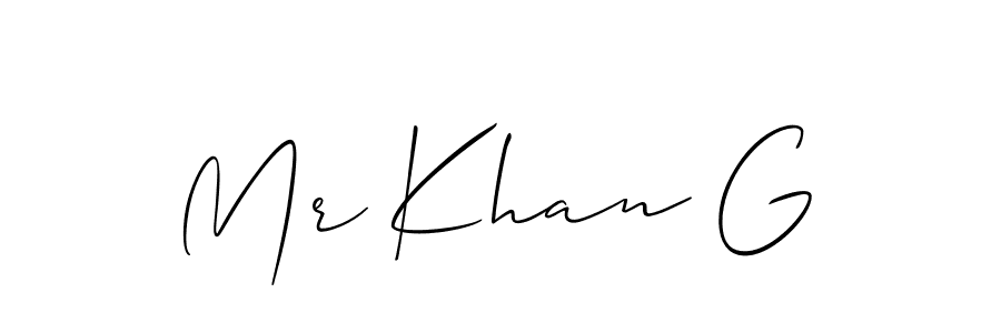 Best and Professional Signature Style for Mr Khan G. Allison_Script Best Signature Style Collection. Mr Khan G signature style 2 images and pictures png