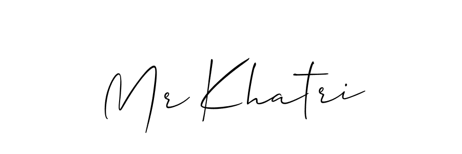 How to Draw Mr Khatri signature style? Allison_Script is a latest design signature styles for name Mr Khatri. Mr Khatri signature style 2 images and pictures png